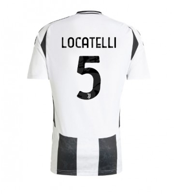 Juventus Manuel Locatelli #5 Replika Hjemmebanetrøje 2024-25 Kortærmet